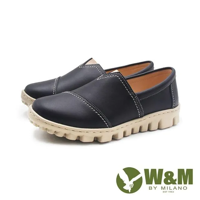 W&M(女)車線雕花粗跟厚底中跟鞋 女鞋-黑(另有咖) 歷史價格詳細信息