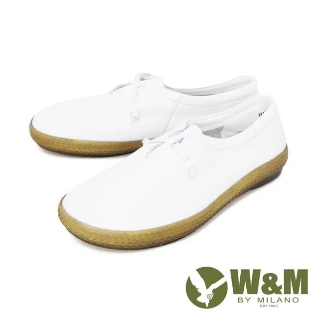 W&M(女)大圓頭簡約車縫感懶人休閒鞋 女鞋-黑色 歷史價格詳細信息