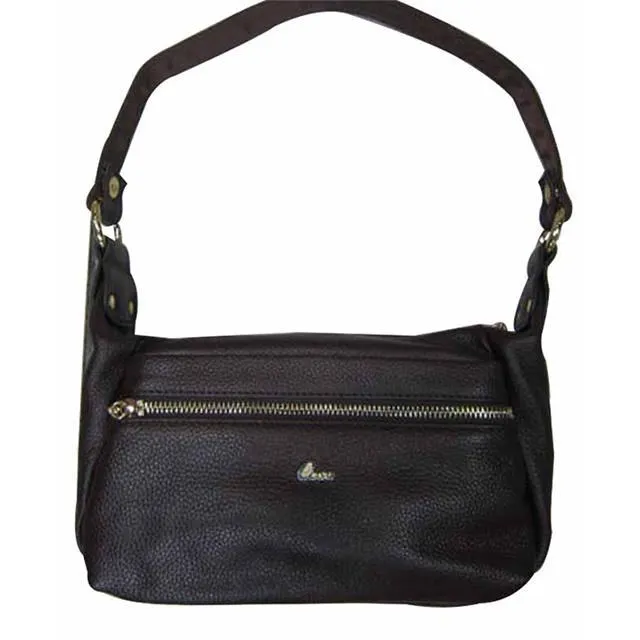 COSA 肩側包輕巧容量進口專櫃軟皮革三層主袋100%進口牛皮革包 歷史價格詳細信息