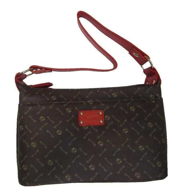 18NINO81 水桶包進口專櫃防水緹花布+100%牛皮革手提肩背斜側背包 歷史價格詳細信息