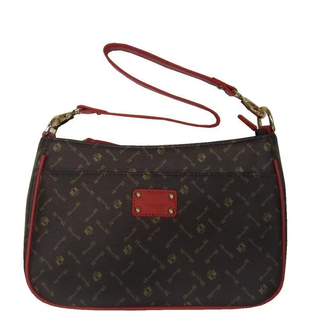 18NINO81 水桶包進口專櫃防水緹花布+100%牛皮革手提肩背斜側背包 歷史價格詳細信息