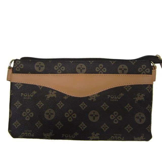 斜背包超小容量主袋+外袋共四層防水尼龍布內證件袋固定鑰匙鉤 歷史價格詳細信息