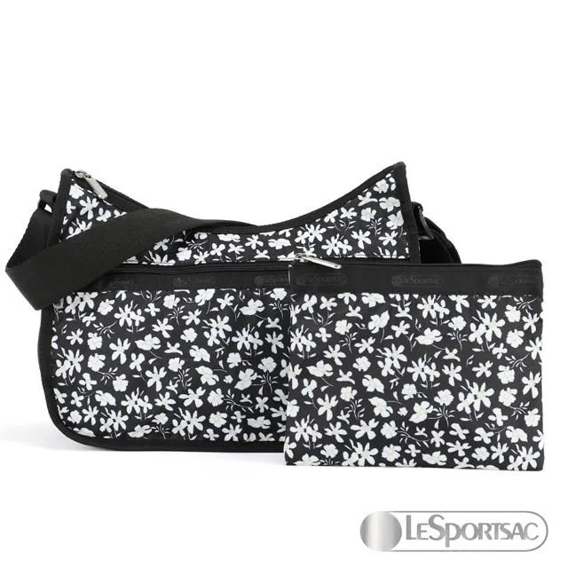 LeSportsac - Standard 側背水餃包/流浪包 (極簡黑) 7520P R086 歷史價格詳細信息