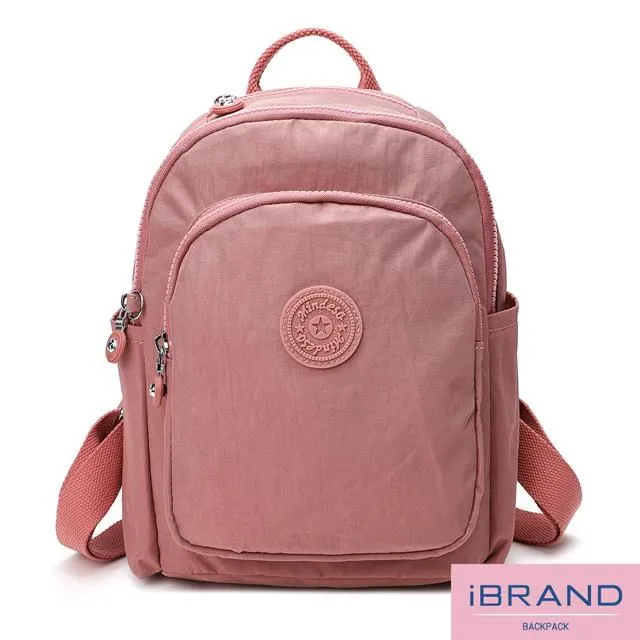 iBrand後背包 輕巧防潑水簡約口袋後背包(多色任選) 歷史價格詳細信息