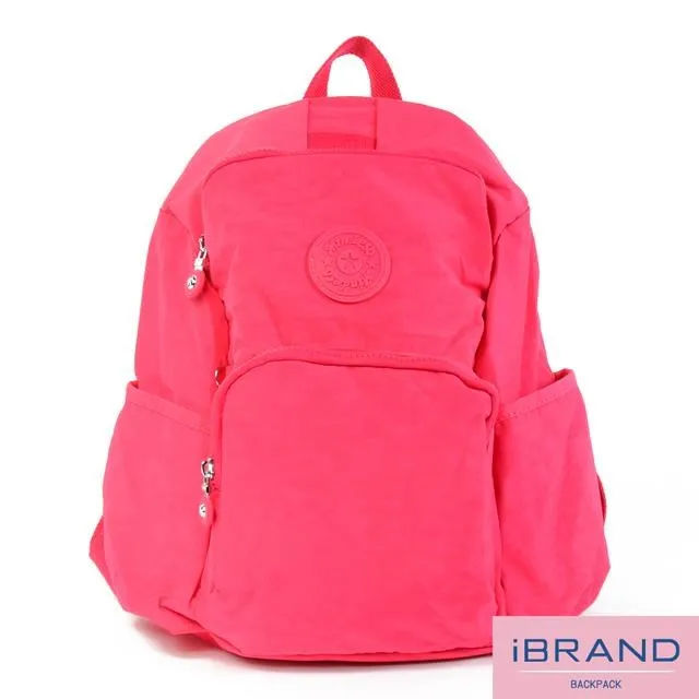 iBrand後背包 輕盈防潑水防盜尼龍後背包-藍色 歷史價格詳細信息