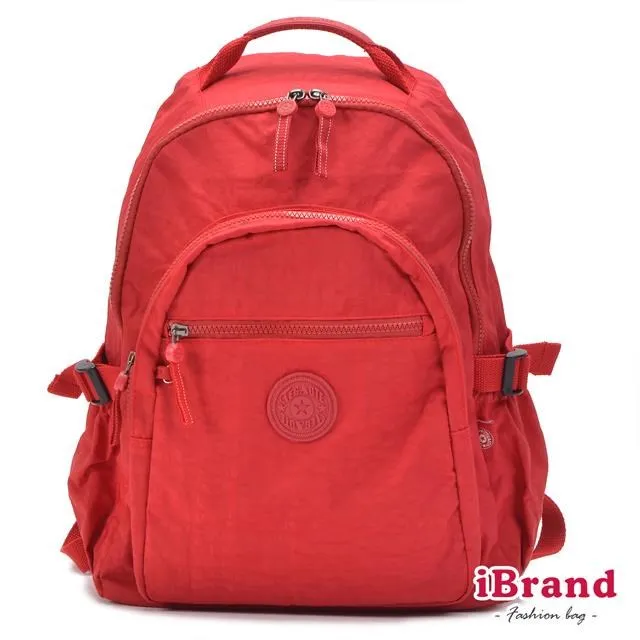 iBrand後背包 簡約素色超輕盈尼龍口袋後背包-深藍色 歷史價格詳細信息