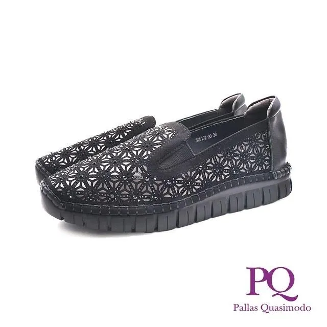 PQ(女)優雅圓圈盪鑽樂福鞋 女鞋-藍色(另有灰色) 歷史價格詳細信息