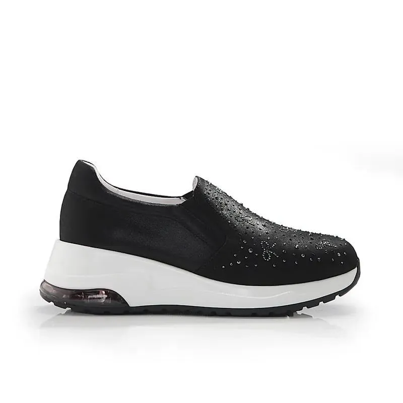 Keeley Ann 輕運動潮流 撞色疊層個性休閒鞋(黑色926072110) 歷史價格詳細信息