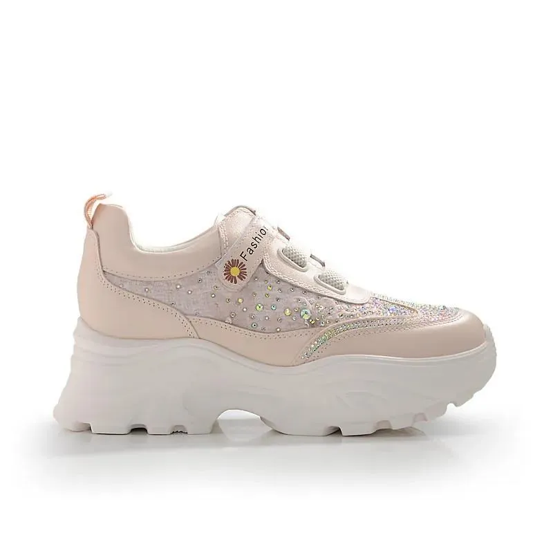 Keeley Ann水鑽方釦飛織休閒鞋(黑色476787410) 歷史價格詳細信息