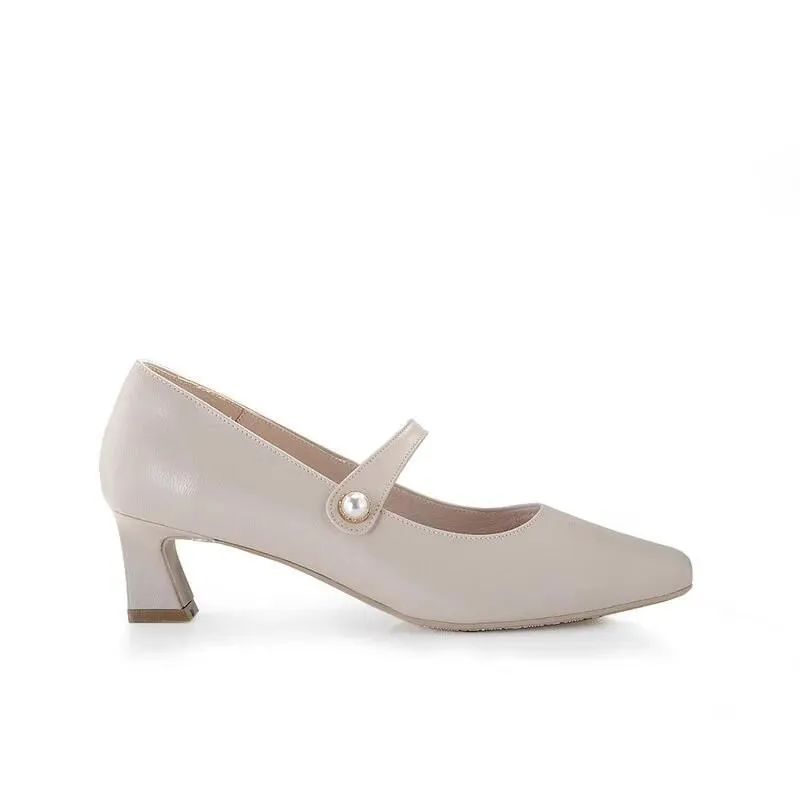 Keeley Ann 氣質甜美 毛絨兔耳腳踝綁帶全真皮平底鞋(黑色875602110) 歷史價格詳細信息