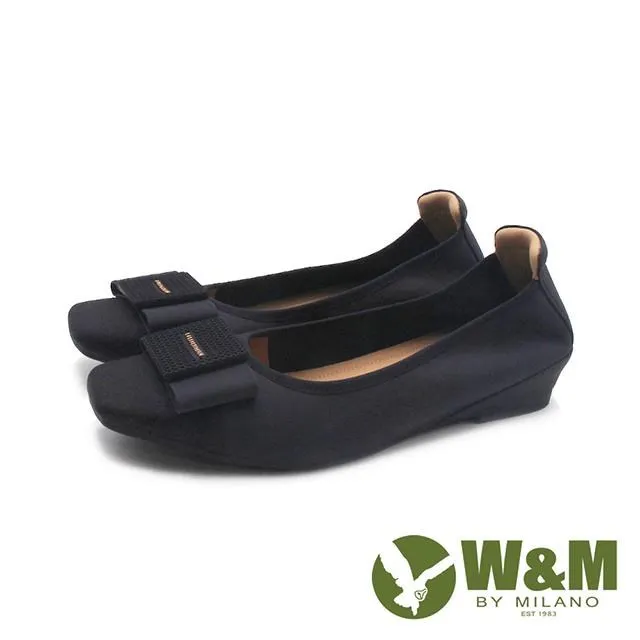 W&M(女)方頭羊皮小扭結心機內增高樂福鞋 女鞋-卡其 歷史價格詳細信息