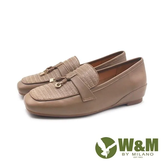 W&M(女)小切口縫線懶人休閒 莫卡辛女鞋-黑(另有白) 歷史價格詳細信息