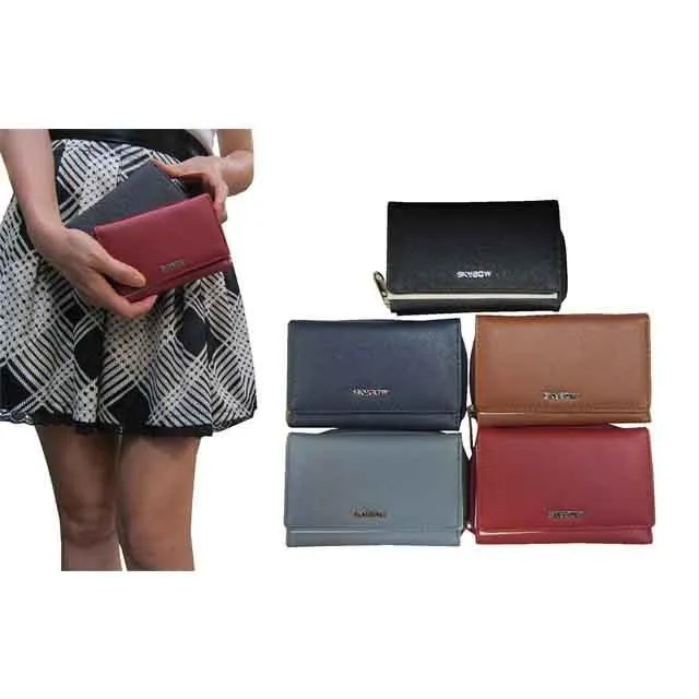 ~雪黛屋~SKYBOW 長夾進口專櫃防水防刮皮革材質二折暗釦式主袋大方不摺鈔多層 歷史價格詳細信息