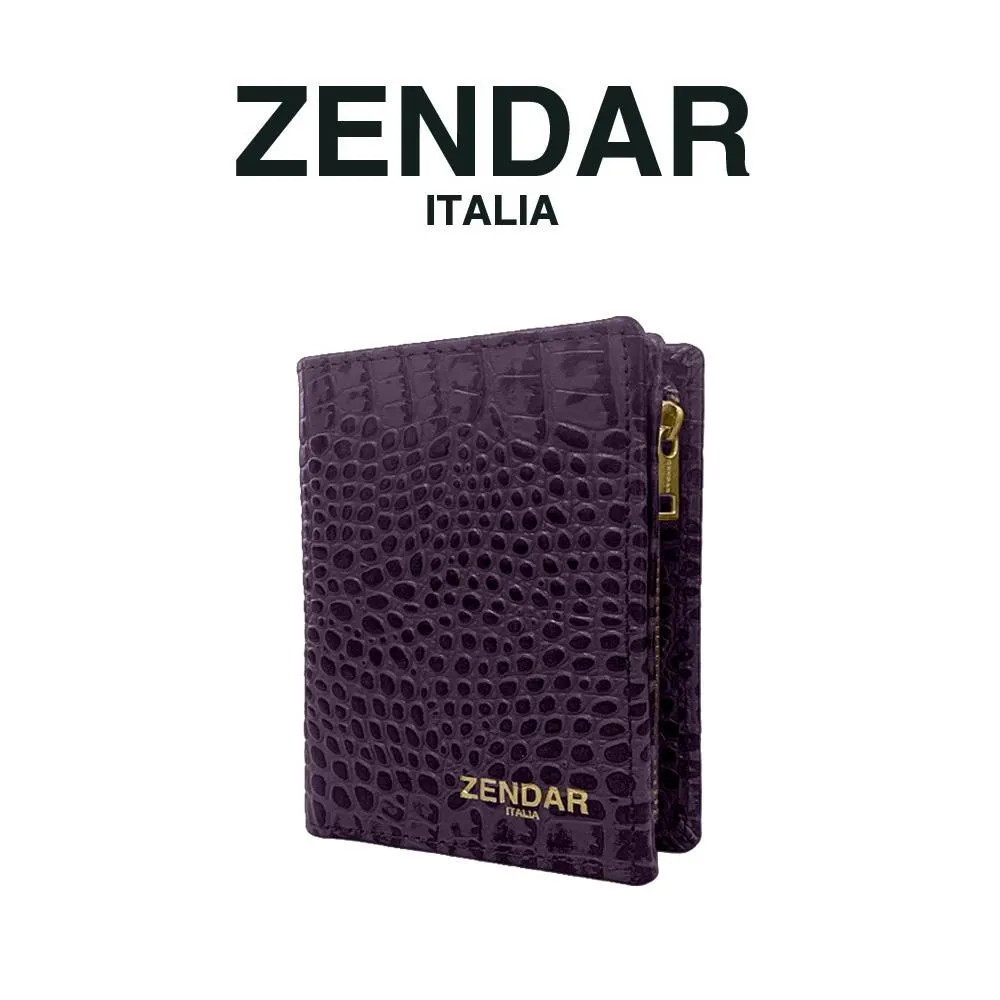 ZENDAR 頂級小羊皮鱷魚紋/鴕鳥紋拉鍊長夾 全新專櫃展示品(贈禮盒包裝) 歷史價格詳細信息