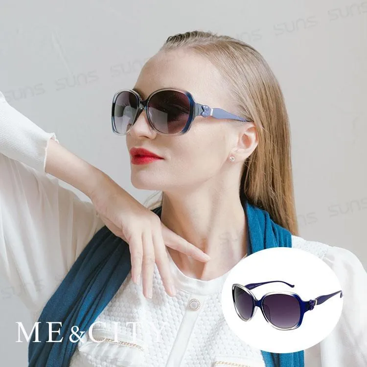 ME&CITY 甜美蝴蝶結雙色鑽太陽眼鏡 抗UV400 (ME 120028 G172) 歷史價格詳細信息