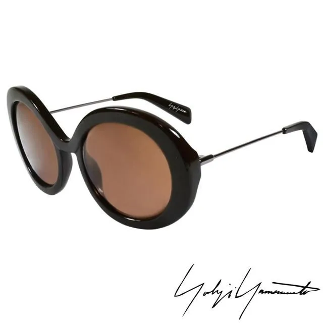 Yohji Yamamoto 山本耀司 文青潮流圓框光學眼鏡【琥珀/金】YY1025-127 歷史價格詳細信息