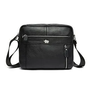 【 DRAKA 達卡】極致黑暗-雙拉真皮斜背包 歷史價格詳細信息