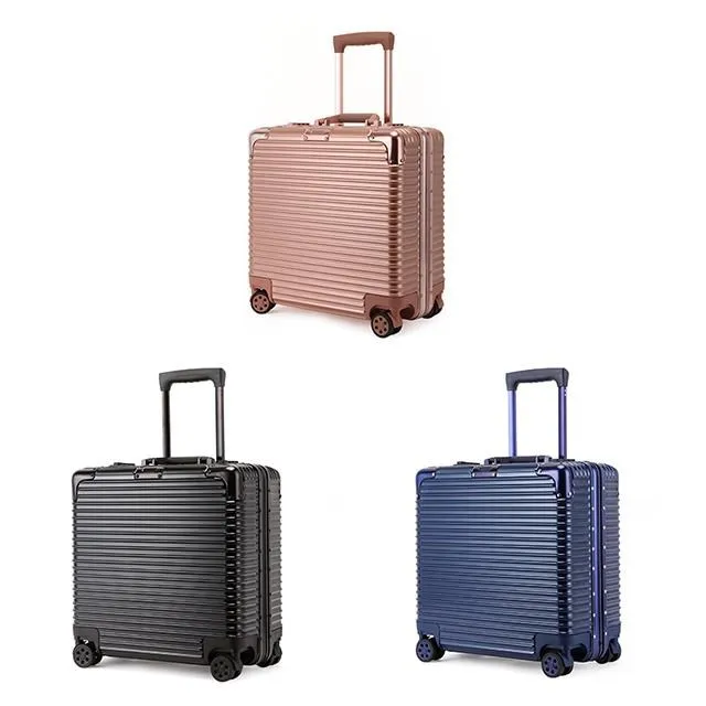 Enjog 17吋旅行箱電腦套防盜鋁框拜耳PC+ABS雙海關鎖 歷史價格詳細信息