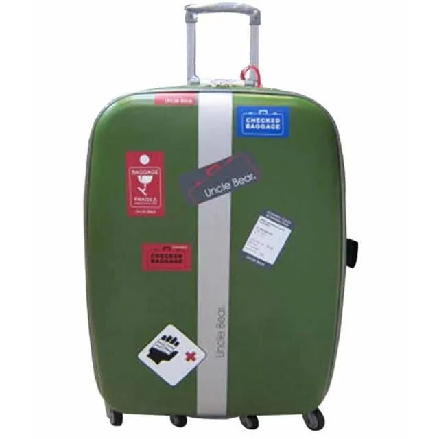 熊熊叔叔25吋行李登機箱MIT製三段鋁合金拉桿附活動國際海關鎖 歷史價格詳細信息