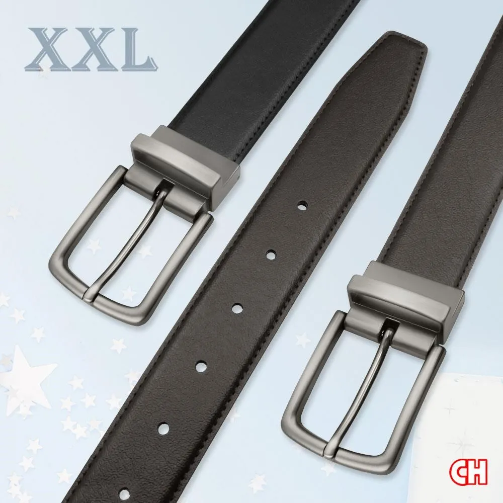 【CH-BELT 銓丞皮帶】休閒加大腰加長尺寸中性男皮帶腰帶(黑/咖XXL) 歷史價格詳細信息