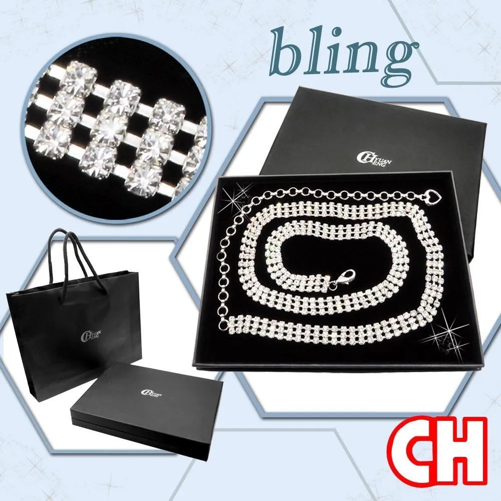 三排水鑽發箍 壓發頭箍 手工水鑽爪鏈造型頭飾婚禮髮飾 dz048 歷史價格詳細信息