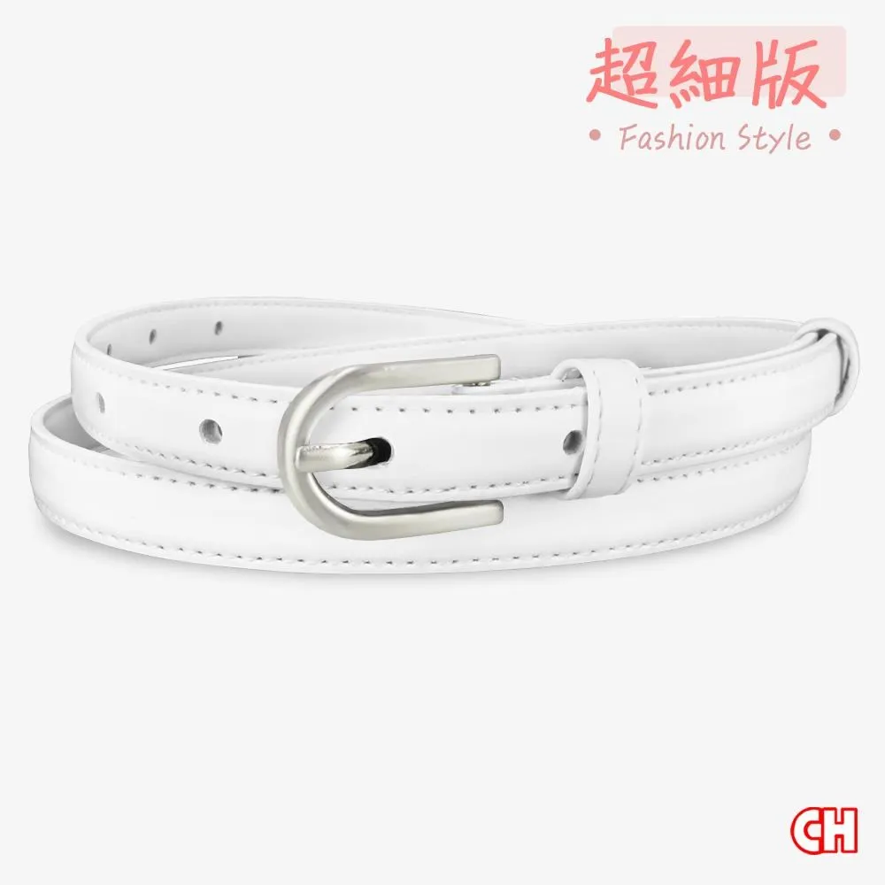 【CH-BELT 銓丞皮帶】魅力流行細版曲線女生腰帶皮帶(黑/咖) 歷史價格詳細信息