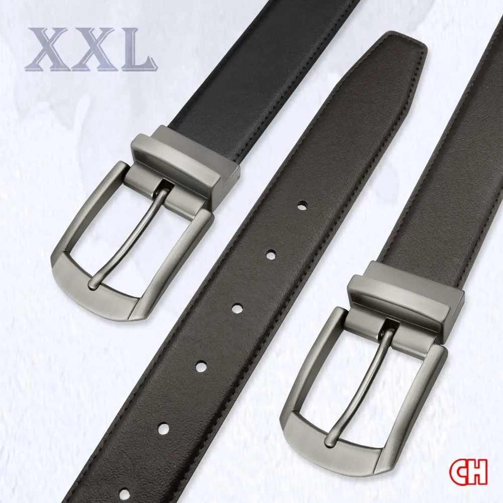 【CH-BELT 銓丞皮帶】加大腰加長XXL 針扣夾座 男休閒皮帶腰帶(黑/咖XXL) 歷史價格詳細信息