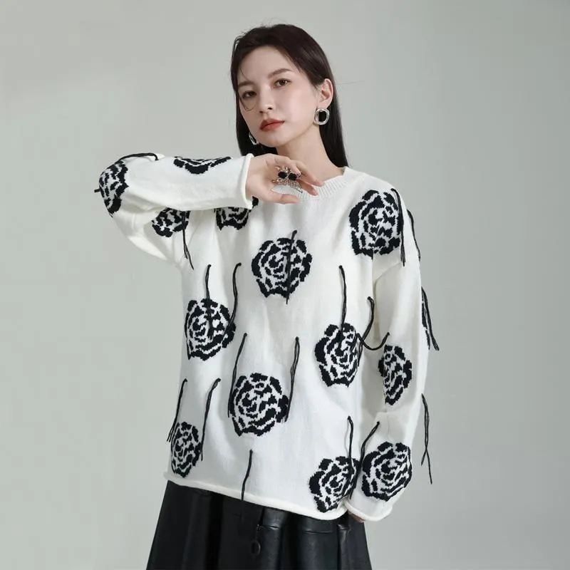 長袖毛衣女 復古紅色毛衣開衫外套女裝春秋季外穿2021新款寬鬆爆款針織衫上衣 歷史價格詳細信息