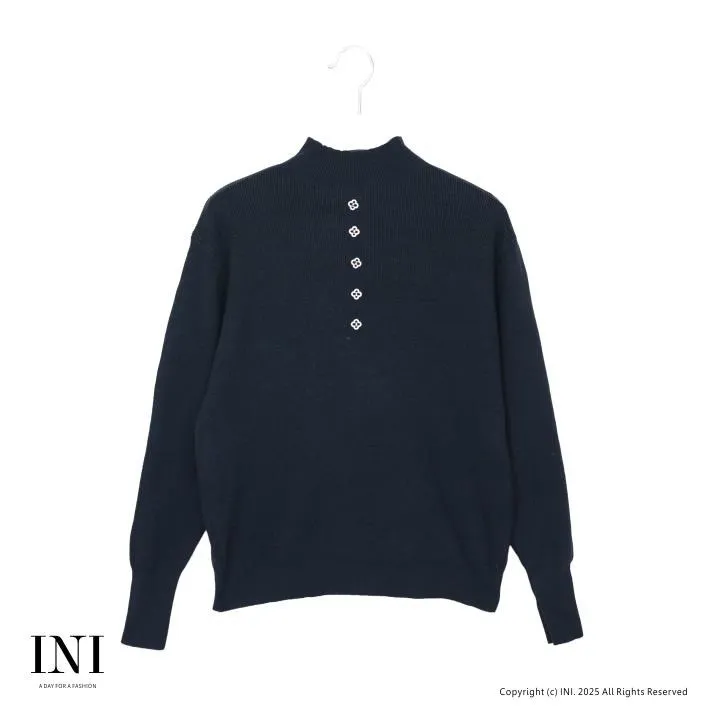 【INI】柔軟質感、設計感紋路針織上衣．梅紅色 歷史價格詳細信息