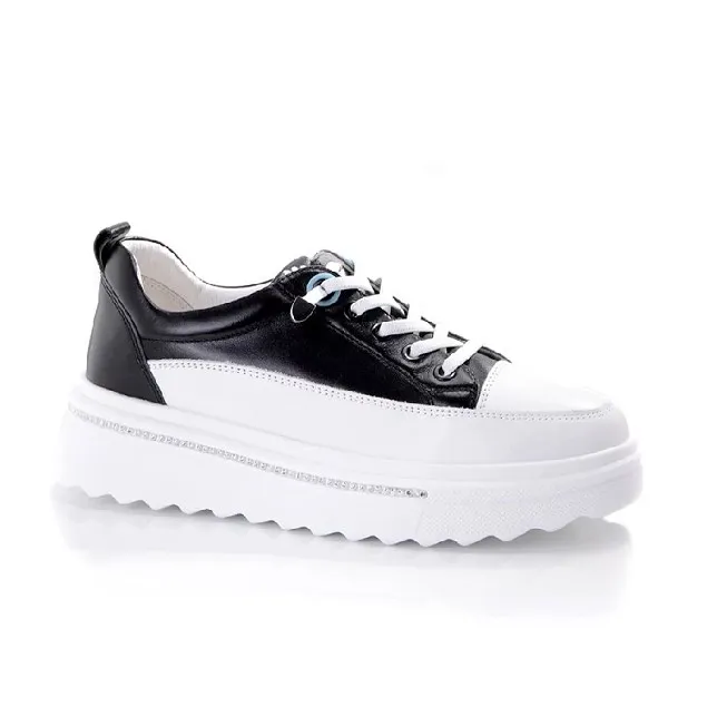 Keeley Ann 輕運動潮流 撞色疊層個性休閒鞋(黑色926072110) 歷史價格詳細信息