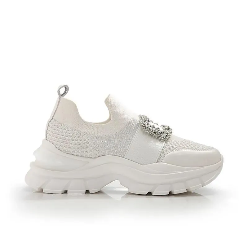 Keeley Ann飛織燙鑽輕量休閒鞋(黑色476507110) 歷史價格詳細信息