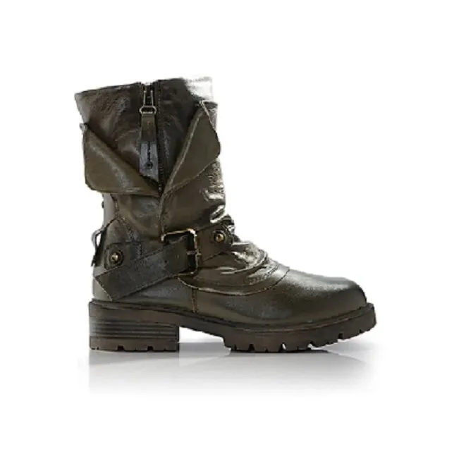 Keeley Ann 牛皮V口剪裁後拉鍊包鞋(1850081) 歷史價格詳細信息