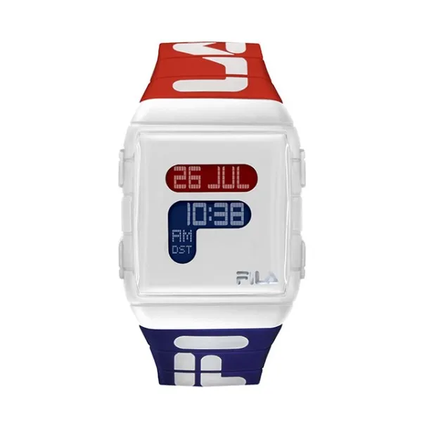 【FILA Watch】完美時尚立體浮雕LOGO潮流矽膠腕錶-夢幻粉/38-6127-002 歷史價格詳細信息