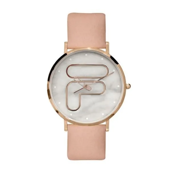 【FILA 斐樂】大理石LOGO造型手錶-少女粉/38-192-003* 價格比較,價格查詢,歷史價格詳細信息