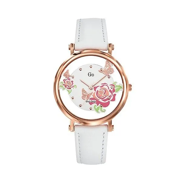 【Go Girl Only】蝶飛系列法國浪漫時尚腕錶-天使白/699103 價格比較,價格查詢,歷史價格詳細信息