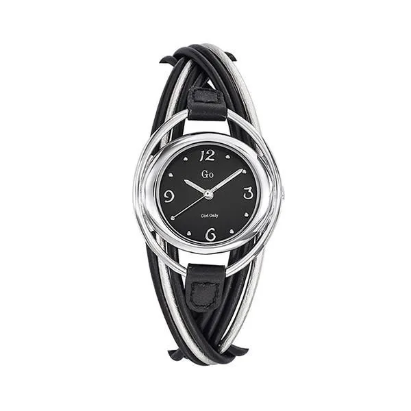 【Go Girl Only】波西米亞法國環繞真皮腕錶-極致黑/698527 歷史價格詳細信息