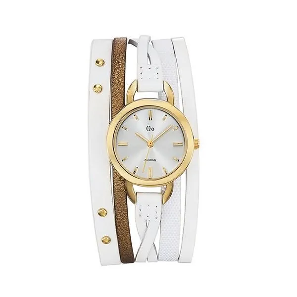 【Go Girl Only】波西米亞法國環繞真皮腕錶-極致黑/698527 歷史價格詳細信息