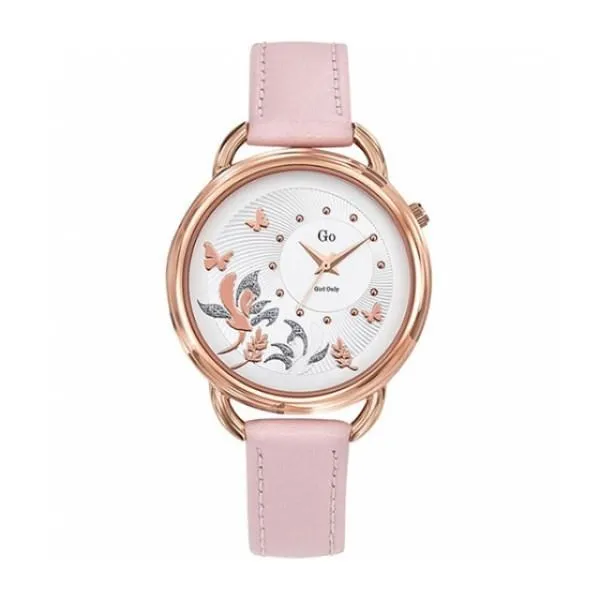 【Go Girl Only】蝶飛系列法國時尚鏤空腕錶-玫瑰金x黑/695053 歷史價格詳細信息