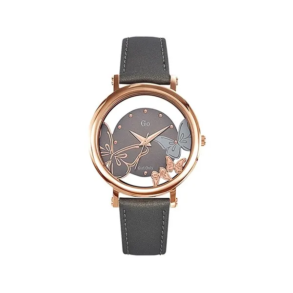 【Go Girl Only】蝶飛系列法國時尚鏤空腕錶-玫瑰金x黑/695053 歷史價格詳細信息