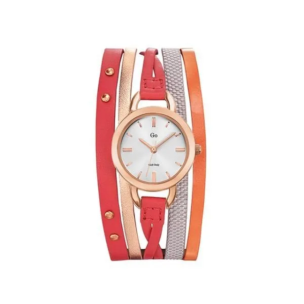 【Go Girl Only】波西米亞法國環繞真皮腕錶-極致黑/698527 歷史價格詳細信息