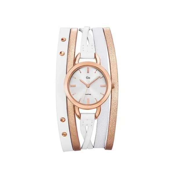 【Go Girl Only】波西米亞法國環繞真皮腕錶-極致黑/698527 歷史價格詳細信息