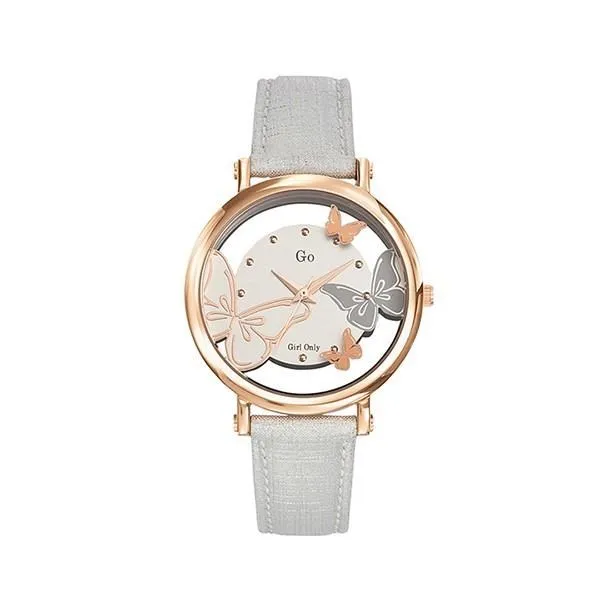 【Go Girl Only】蝶飛系列法國時尚鏤空腕錶-玫瑰金x黑/695053 歷史價格詳細信息