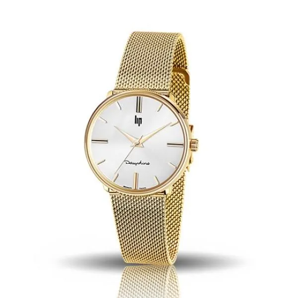 【lip】Dauphine時尚質感白面米蘭石英腕錶-亮銀款/671297 歷史價格詳細信息