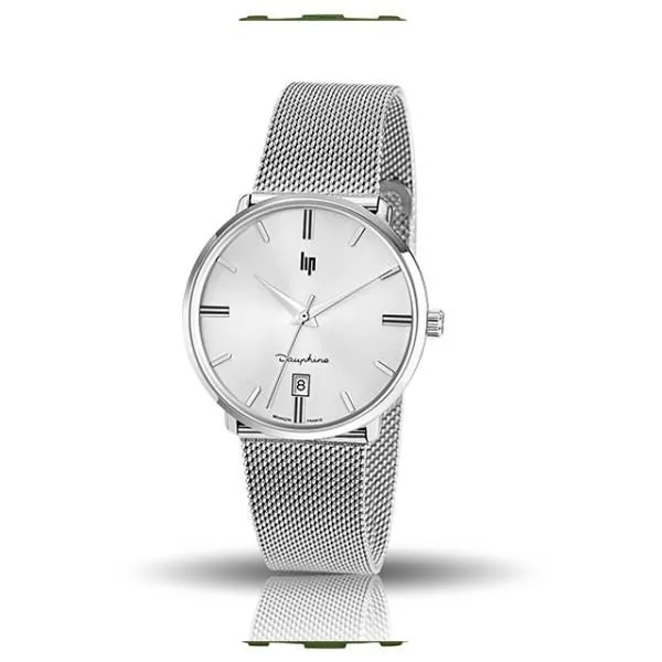 【lip】Dauphine時尚質感白面米蘭石英腕錶-亮銀款/671297 歷史價格詳細信息