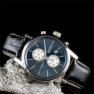 Hugo Boss 時尚典雅紳士風格男腕錶/白面/44mm (1512914) 歷史價格詳細信息