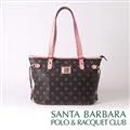 SANTA BARBARA POLO & RACQUET CLUB-粉紅俏佳人束帶托特包(小) 歷史價格詳細信息