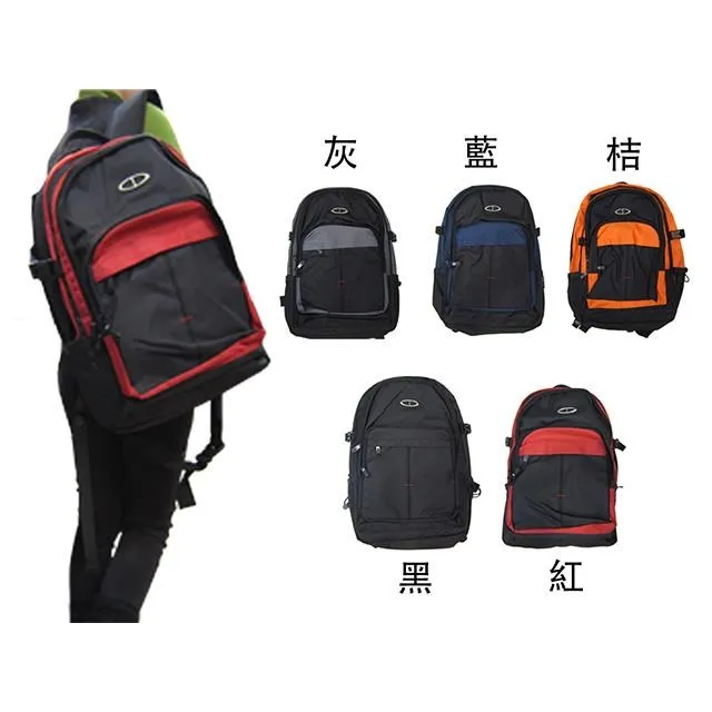 後背包大容量可A4資夾背心式防水尼龍布護脊透氣護肩胸前腰部釦固定插釦 歷史價格詳細信息