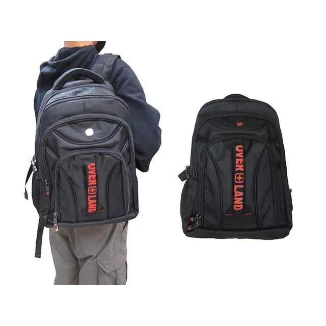 後背包大容量可A4資夾15寸電腦主袋+外袋共三層進口防水尼龍布固定箱桿胸釦全齡 歷史價格詳細信息