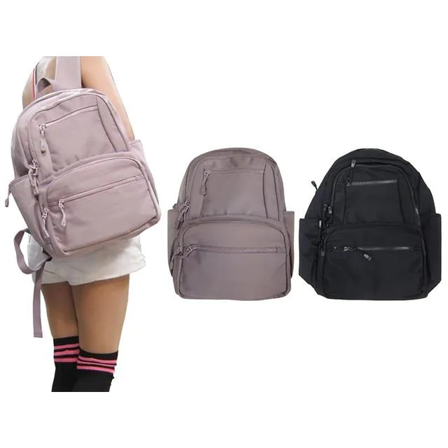 後背包中大容量可A4資夾外出休閒上學水瓶外袋 歷史價格詳細信息