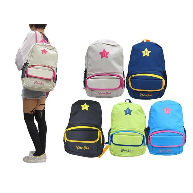 後背包中大容量可A4紙CARS.冰雪奇緣.米其.米妮.波力郊遊休閒防水尼龍胸扣 歷史價格詳細信息